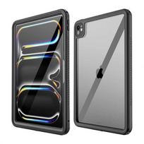 Slim Waterproof Case IPad Pro 7th Gen 11 Inch 13 Full Coverage PC Shell Lightweight Heat-Bent Design Black iPad Pro 11 2024 gray