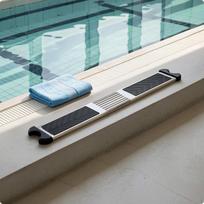 Pool Ladder Step with Rubber Pads AntiSlip Swimming Stainless Steel white