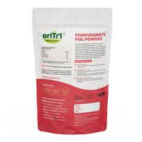 OriTri ekologiškų granatų žievelių milteliai, 150g, Natūralus papildas