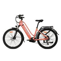 New TX10 1000W Ebike Ladies 48V 19.2Ah Adult Ebike Best Electrical Bike 45KM/H Electric Bicycle 27.5 Inch City E-Bike HedaTX TX10- 48V19.2Ah-Pink-TT