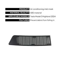 For Tesla Model 3 2024 2025 2026 Model Y Juniper Grille Mesh Inserts Lower Bumper Anti Insect Net Dust Proof Vent Grille Cover black