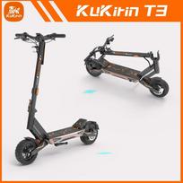 Kukirin T3 Adult Folding Electric Scooter 48V 15.6AH 10  Vacuum Tire Dual Shock Absorption 58KM Range Front & Rear Lights Urban Commuter Escooter T3-800W48V15.6Ah-TT-1