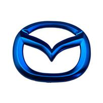 For Mazda CX6 RX7 MX5 CX5 CX3 Protege CX9 CX7 CX9 ABS Car Steering Wheel Emblem Cover Stickers Auto Logo Badge Decals Decoration 6x4.8cm
