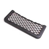Mount Car Interior Seat Back Phone Holder Car Mesh Net Holder Car Storage Bag Back Sundries Pocket Large size black