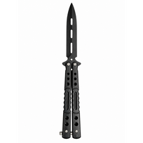 Treniruočių peilis Butterfly be ašmenų 22cm - Blackout