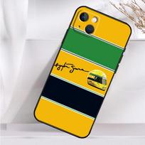 Ayrton Senna F1 dėklas iPhone 14 16 15 Pro Max 11 12 13 Mini 7 8 Plus X XR XS MAX telefonams Minkštas smūgiams atsparus dangtelis iPhone 16