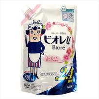 Kao Biore su Angel Rose kvapo papildymas, didelis dydis 820ml blue