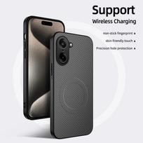 OnePlus Ace 5 Racing Edition Carbon Fiber Leather Texture Lens Protector for Nord CE5 5G with Magnetic Suction and Full Coverage Anti-Fall Design. OnePlus Nord CE 5G Overseas pilka
