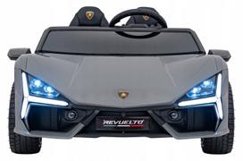 Įkraunamas elektrinis automobilis vaikams Ramiz Lamborghini Revuelto XL, 25 × 9 cm ratais