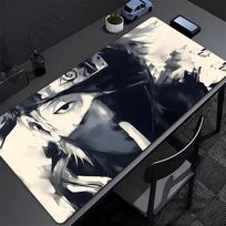 Gaming Mouse Pad NARUTO Hatake Kakashi Office Carpet Mouse Mats Gamer Rug Desk Accessories Computer Table Pads PC Anime Mousepad 30x60cm gray