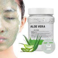 Aloe Vera jelly facial mask, Moisturizing gel mask, deep skin care hydration,11-ounce can, aloe vera suitable for all skin types 300G beige