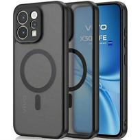Dėklas Vivo V70 5G, MagSafe, Matinis, Juodas