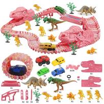 Dinozaurų lenktynių trasa - Rožinė