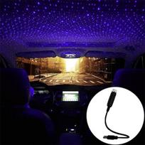 USB lemputė automobiliui ir namams - Rinkinys 2 vnt. (raudona + violetinė - mėlyna)