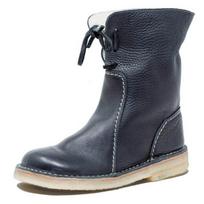 Neperšlampami batai su kailiuku viduje - Juoda / 38