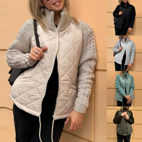 Elegantiška striukė moterims - Smėlio / S（40-50 kg）