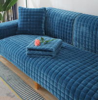 Sofos ir pagalvių užvalkalai - 110 cm x 180 cm (sofa) / Mėlyna