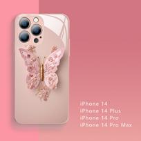 3D telefono dėklas - "Drugelis" - Rožinė / Iphone 11 promax