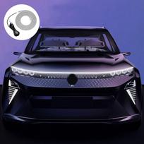 LED juosta automobiliui - Balta