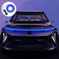 LED juosta automobiliui - Mėlyna