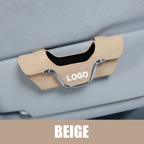 Automobilinis akinių dėklas - Smėlio / Mini