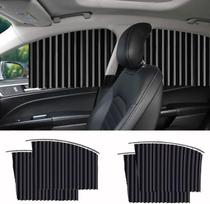 Magnetinės užuolaidos automobilio langams - Juoda / Galinių langų užuolaidos (2 vnt. )