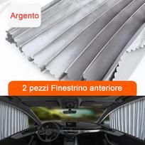 Magnetinės užuolaidos automobilio langams - Pilka / Priekinių langų užuolaidos (2 vnt. )