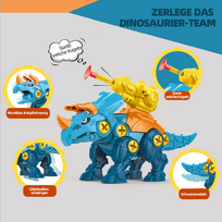 Surenkamas žaislas - "Dinozauras" - Triceratopsas