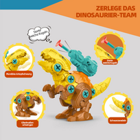 Surenkamas žaislas - "Dinozauras" - Dinozauras valdovas