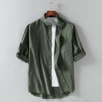 Marškiniai vyrams - Žalia / 4XL