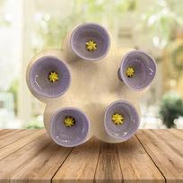 Bičių geriamieji vandens puodeliai - Violetinė / 5 vnt. puodelių
