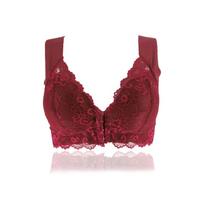 5D push-up liemenėlė su priekiniu užsegimu - Raudona / 2XL