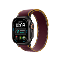 Apple Watch Ultra 4 (2026) 5G 49mm Black Titanium Case with Burgundy Alpine Loop M Black