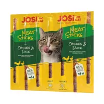JosiCat Meat Sticks Chicken & Duck skanėstai katėms su vištiena ir antiena, 35 g