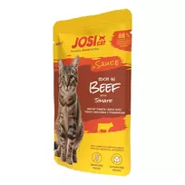 JosiCat rich in Beef in Sauce konservuotas pašaras katėms su jautiena padaže, 85g