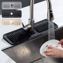 FreshFix™ - silikoninė kriauklės apsauga nuo vandens - Juoda / M (37×14cm)