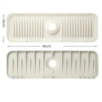 FreshFix™ - silikoninė kriauklės apsauga nuo vandens - Smėlio / L (45×14cm)