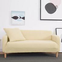 Elastix™ - universalus sofų užvalkalas - Garstyčių geltona / Vienvietė (90-140 cm.)