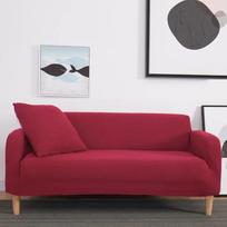 Elastix™ - universalus sofų užvalkalas - Raudonoji Lafite / Trivietė (190-230 cm.)