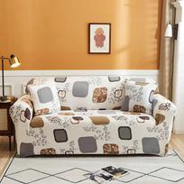 Elastix™ - universalus sofų užvalkalas - Elegantiškas raštas / Trivietė (190-230 cm.)
