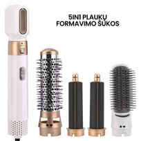 UrbanDryer™ - 5in1 plaukų formavimo šukos - Balta su auksine