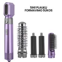 UrbanDryer™ - 5in1 plaukų formavimo šukos - Alyvinė su juoda
