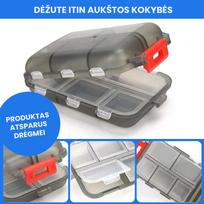 TravelMed™ - nešiojama tablečių dėžutė (2 vnt.) - Tamsiai pilka (2 vnt.)