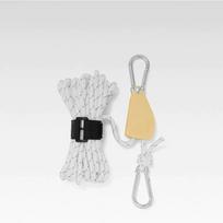 StrongLine™ vėjui atsparus lynas su skriemulio reguliavimu - Balta ( 2 vnt.) / L (6MM X 5M)