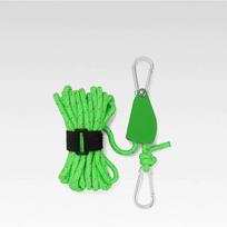 StrongLine™ vėjui atsparus lynas su skriemulio reguliavimu - Žalia ( 2 vnt.) / L (6MM X 5M)