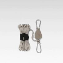 StrongLine™ vėjui atsparus lynas su skriemulio reguliavimu - Ruda ( 2 vnt.) / S (4MM X 4M)