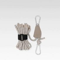 StrongLine™ vėjui atsparus lynas su skriemulio reguliavimu - Ruda ( 2 vnt.) / L (6MM X 5M)
