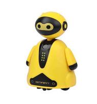 Nupieštas linijas sekantis žaislas - Geltonas robotas