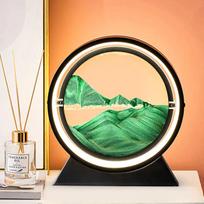 3D LED Krentančio smėlio dekoracija - Miškas / 18cm