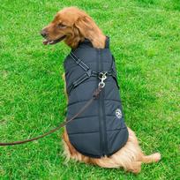 DogFashion™ neperšlampama žieminė striukė šunims - Juoda / L